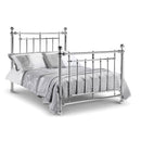 Empress Solitary Chrome Steel Bed by Lavishway | Metal Beds-20289
