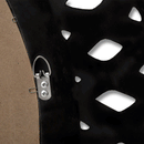 Modern Silver Lattice Round Frame Wall Mirror by Lavishway | Wall Mirrors-50372