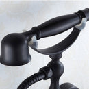 European Black Bathtub Tap & Hand Shower by Lavishway | Bathtub Faucets-49418