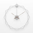 European Hexagonal Metal Wall Clock by Lavishway | Wall Clocks-50738
