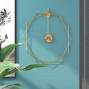 European Hexagonal Metal Wall Clock by Lavishway | Wall Clocks-50732