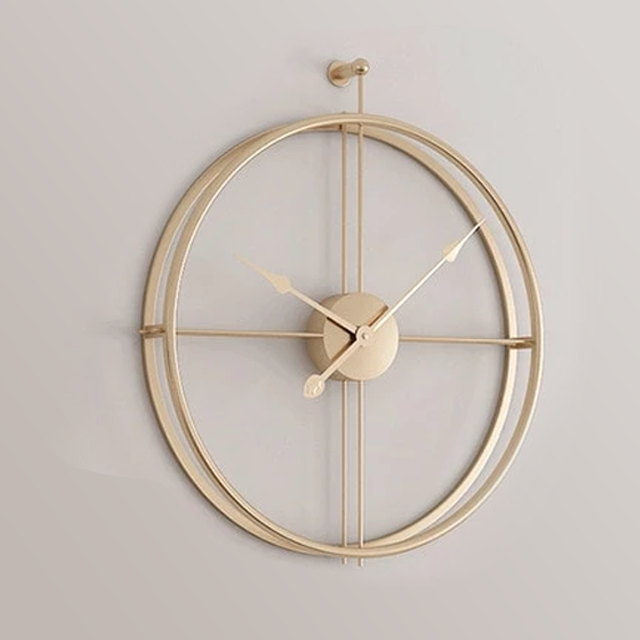 European Metal Vintage Wall Clock by Lavishway | Wall Clocks-50769