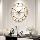 European Style Round Metal Wall Clock by Lavishway | Wall Clocks-50742