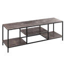 Farrah Silver Aluminum Shelves TV Unit by Lavishway | TV Units Cabinets-26871