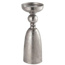 Farrah Silver Pillar Candle Holder by Lavishway | Candle Holders-26875