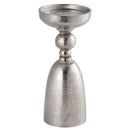 Farrah Silver Pillar Candle Holder by Lavishway | Candle Holders-26874