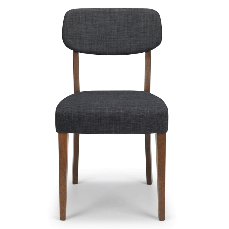 Farringdon Walnut Solid Beech Dining Chair by Lavishway | Dining Chairs-20340