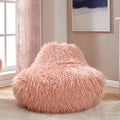 Faux Sheepskin Upholstered Bean Bag by Lavishway | Bean Bag Chair-25641