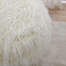 Faux Sheepskin Upholstered Bean Bag by Lavishway | Bean Bag Chair-25647