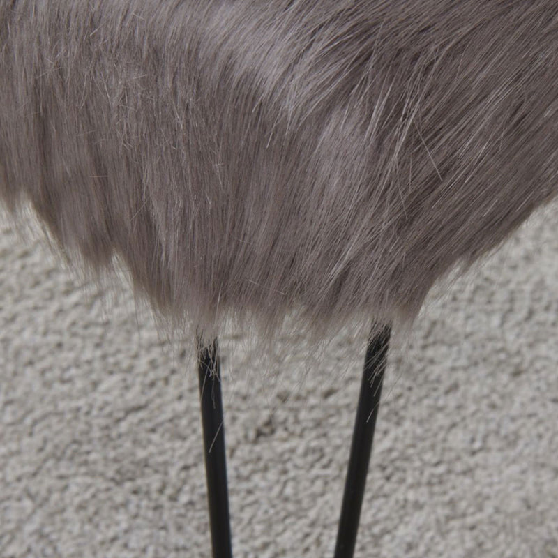 Faux Sheepskin Dressing Table Stool by Lavishway | Dressing Table Stools-25620