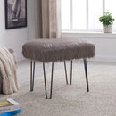 Faux Sheepskin Dressing Table Stool by Lavishway | Dressing Table Stools-25619