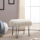 Faux Sheepskin Dressing Table Stool by Lavishway | Dressing Table Stools-25616