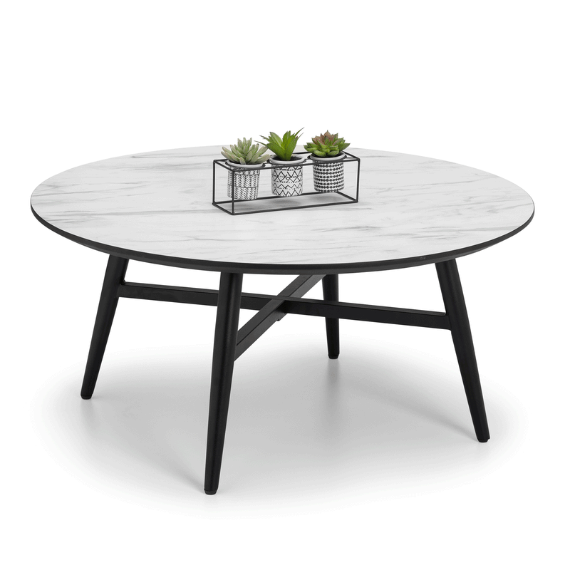 Firenze Marble Top Effect Coffee Table by Lavishway | Coffee Tables-20323