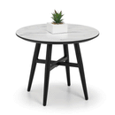 Firenze Marble Top Effect Lamp Table by Lavishway | Side Tables-20315