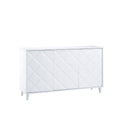 Flo White Wooden 3 Doors Sideboard by Lavishway | Sideboards-25608