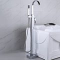 Floor Standing Bathroom Tap & Hand Shower by Lavishway | Bathtub Faucets-49532