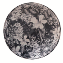 Floral Printed Velvet Footstool by Lavishway | Footstool-60134