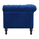 Florrie Royal Blue Velvet 2 Seater Sofa by Lavishway | Velvet Sofa-57454