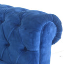 Florrie Royal Blue Velvet 2 Seater Sofa by Lavishway | Velvet Sofa-57450