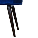 Florrie Royal Blue Velvet Bench by Lavishway | Benches & Storage Benches-57500