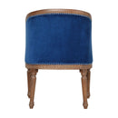 Florrie Royal Blue Studded Occasional Chair by Lavishway | Armchairs-57307