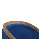 Florrie Royal Blue Studded Occasional Chair by Lavishway | Armchairs-57305