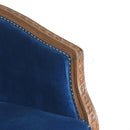 Florrie Royal Blue Studded Occasional Chair by Lavishway | Armchairs-57304