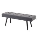 Florrie Upholstered Velvet Bench by Lavishway | Benches & Storage Benches-25598