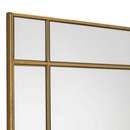 Fortissimo Gold Square Wall Mirror by Lavishway | Wall Mirrors-20293