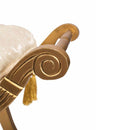 French Gold Window Seat Damask by Lavishway | Stools & Pouffes-25588