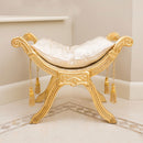 French Gold Window Seat Damask by Lavishway | Stools & Pouffes-25586