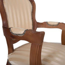 French Louis Armchair Gold Stripe by Lavishway | Armchairs-25594