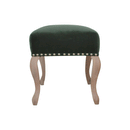 Bordrum Velvet Studded Upholstered Bench by Lavishway | Benches & Storage Benches-60054
