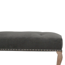 Bordrum Velvet Studded Upholstered Bench by Lavishway | Benches & Storage Benches-60088