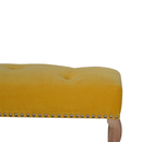 Bordrum Velvet Studded Upholstered Bench by Lavishway | Benches & Storage Benches-60074