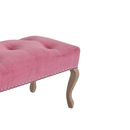 Bordrum Velvet Studded Upholstered Bench by Lavishway | Benches & Storage Benches-60066