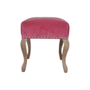 Bordrum Velvet Studded Upholstered Bench by Lavishway | Benches & Storage Benches-60057