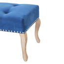 Bordrum Velvet Studded Upholstered Bench by Lavishway | Benches & Storage Benches-60075