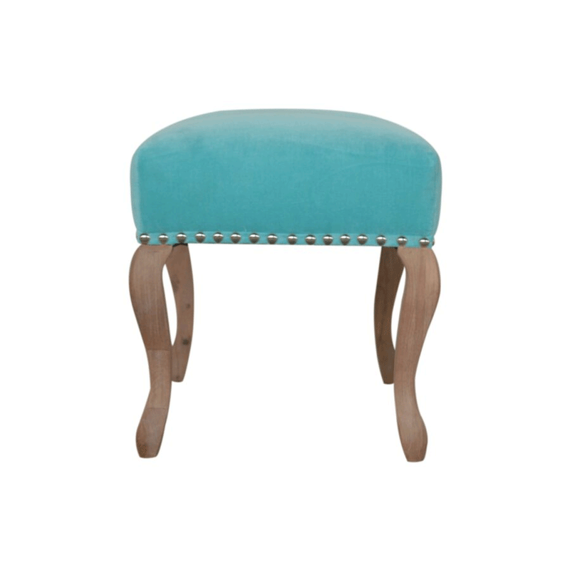 Bordrum Velvet Studded Upholstered Bench by Lavishway | Benches & Storage Benches-60061