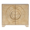 Fresno Mirrored Top 2 Doors Wooden Sideboard by Lavishway | Sideboards-25572