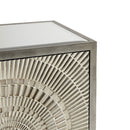 Frenso 2 Drawers Silver Side Table by Lavishway | Side Tables-23330