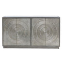 Fresno Mirrored Top 4 Doors Wooden Sideboard by Lavishway | Sideboards-25560