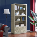 Frenso Antique Silver Bookcase by Lavishway | Bookcases & Shelves-25539