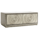 Frenso Mirrored Top Silver Coffee Table by Lavishway | Coffee Tables-25535