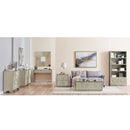 Frenso Mirrored Top Silver Console Table by Lavishway | Hallway Console Table-25517