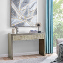 Frenso Mirrored Top Silver Console Table by Lavishway | Hallway Console Table-25508