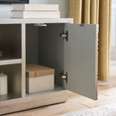 Frenso Silver Wooden 2 Doors TV Unit by Lavishway | TV Units Cabinets-25490