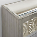 Frenso Mirrored Top Silver Console Table by Lavishway | Hallway Console Table-25509