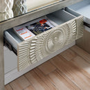 Frenso Mirrored Top Silver Console Table by Lavishway | Hallway Console Table-25510