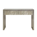 Frenso Mirrored Top Silver Console Table by Lavishway | Hallway Console Table-25512